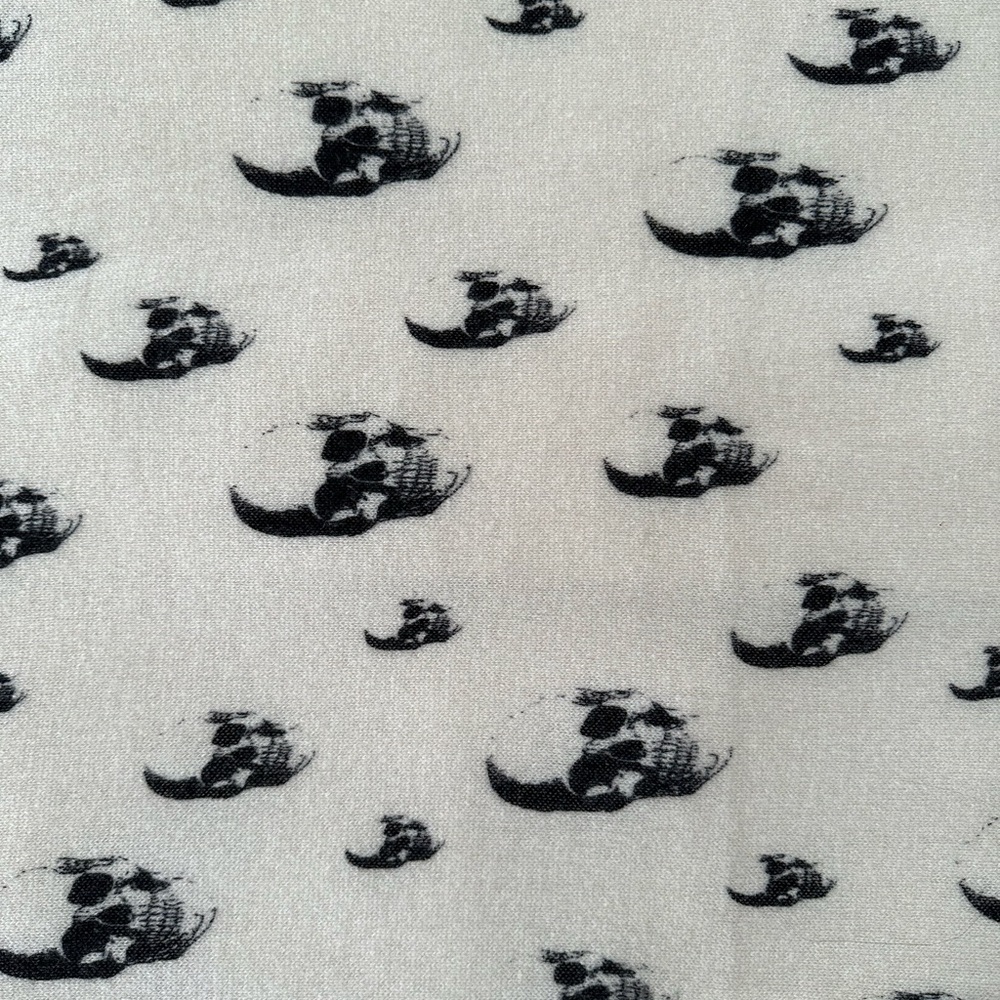 Skull Cashmere Scarf